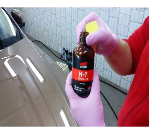 Покрытие для кузова жидкое стекло Soft99 H-7, 100 гр.