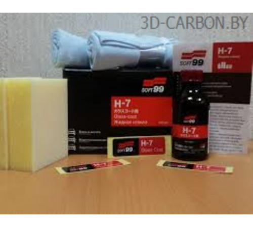 Покрытие для кузова жидкое стекло Soft99 H-7, 200 гр.