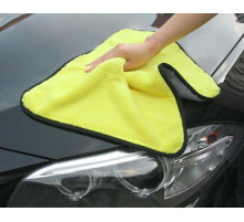 Полотенце для авто 38х45см желтое