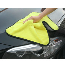 Полотенце для авто 38х45см желтое