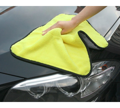 Полотенце для авто 38х45см желтое