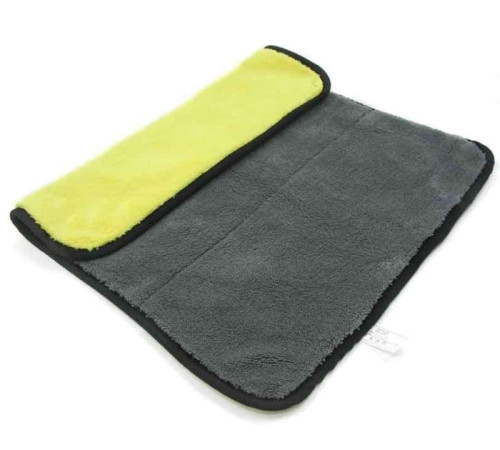 Полотенце для авто 38х45см желтое