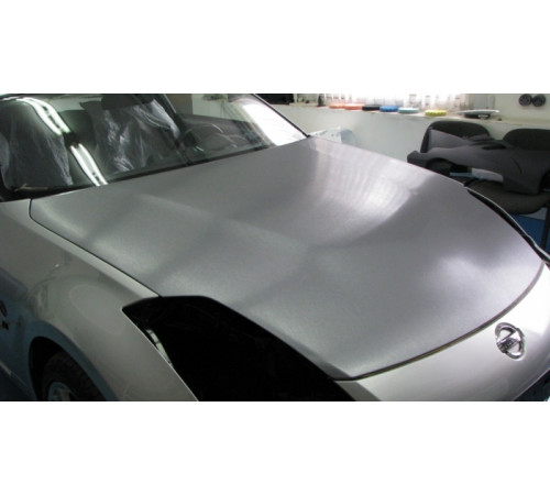 Шлифованный алюминий серебро 1 п.м. (152 см х 100 см)