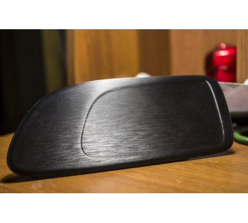 Шлифованный алюминий Черный 1 п.м. (152 см х 100 см)