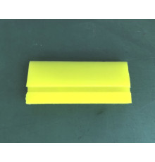 Желтая  выгонка Turbo SOFT для PPF, 11,7 см., прямоугольная