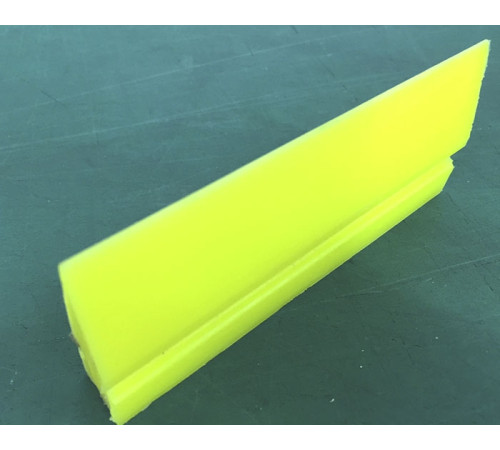 Желтая  выгонка Turbo SOFT для PPF, 11,7 см., прямоугольная