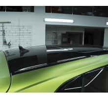 Черная глянцевая гибридная пленка для крыш и кузова авто