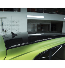 Черная глянцевая гибридная пленка для крыш и кузова авто