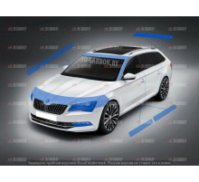 Резка лекал стандартных зон риска авто