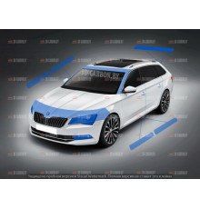 Резка лекал стандартных зон риска авто