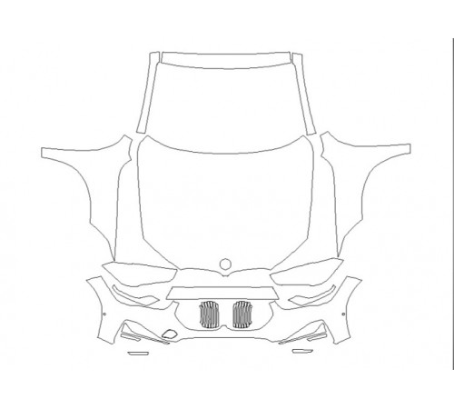 Резка лекал стандартных зон риска авто