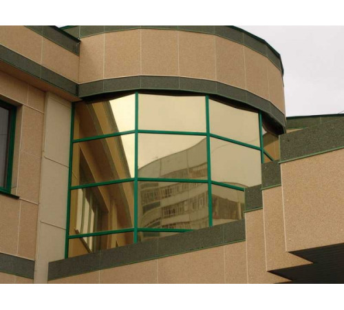 Зеркальная, солнцезащитная тонировка бронза (золото) для стекол