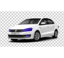 VW Polo sedan 1 Комплект пленки на фары + птф