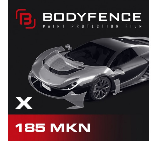 Полиуретановая плёнка Hexis Bodyfence X (Прозрачная глянцевая), 1.52 пог.м