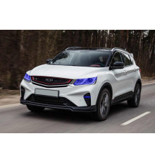 Geely Coolray Комплект пленки на передние фары + ДХО