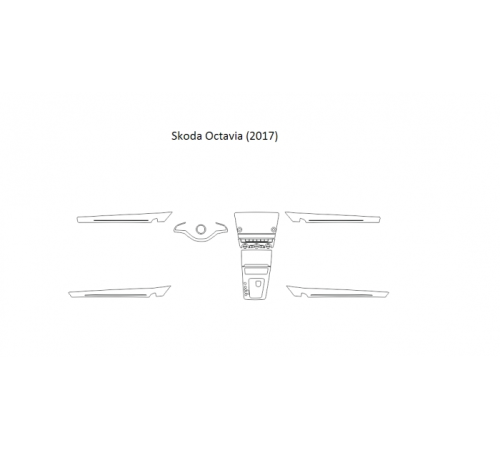 Лекала салона (Full) Skoda Octavia (2017)