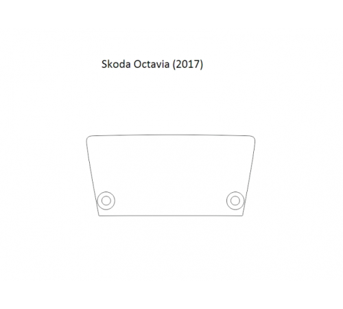 Защитная пленка экрана мультимедиа Skoda Octavia (2017)