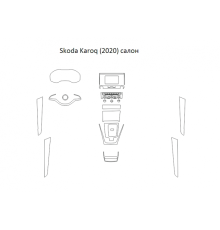 Лекала салона (Full) Skoda Karoq (2020)