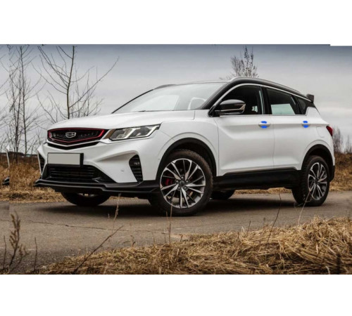 Комплект защиты под ручками 4шт Geely Coolray