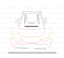 Комплект лекал базовый + из антигравийной пленки для Geely Atlas PRO