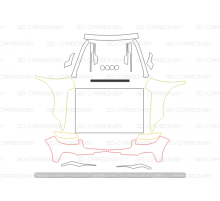 Комплект лекал стандарт + из антигравийной пленки для Geely Atlas PRO