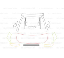 Комплект лекал базовый из антигравийной пленки для Geely Atlas PRO