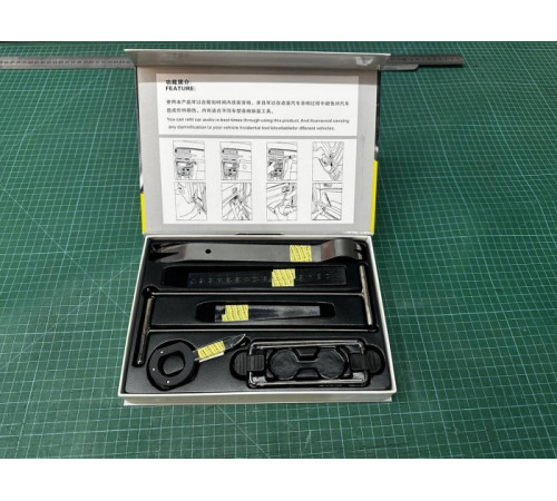 Набор для демонтажа автокрепежа 9шт премиум, для автоакустики