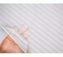 пленка под карбон 3D - прозрачный