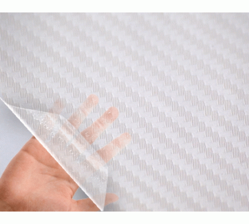 пленка под карбон 3D - прозрачный