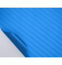 пленка под карбон 3D - Голубой