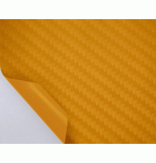 пленка под карбон 3D - Желтый