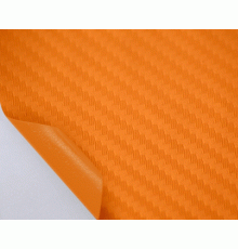 пленка под карбон 3D - Оранжевый