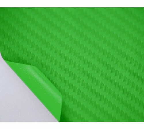 пленка под карбон 3D - Салатовый