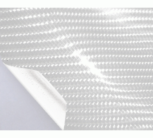 пленка под карбон 4D - Белый глянец