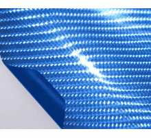 пленка под карбон 4D - Синий глянец