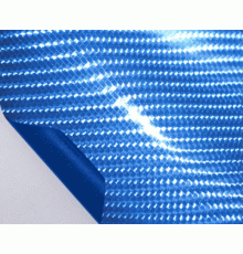 пленка под карбон 4D - Синий глянец