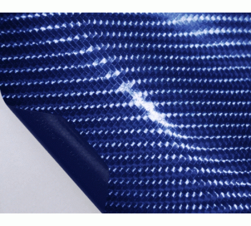 пленка под карбон 4D - Темно-синий глянец
