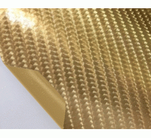 пленка под карбон 4D - золотой хром