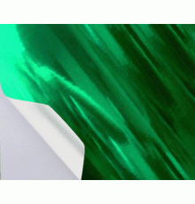 Пленка под хром - зеленая