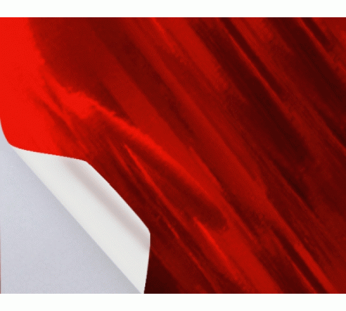 Пленка под хром - Красная