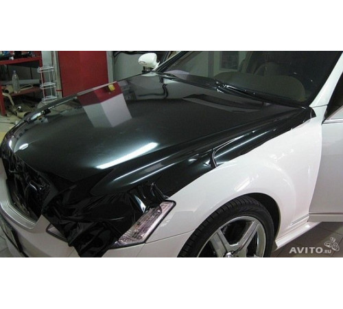 Глянцевая пленка - черная 1п.м. (100 см х 152см)