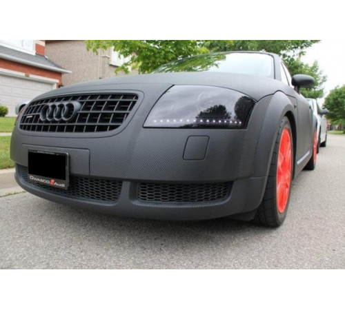 Пленка под карбон 3d черная 1п.м. (100см х 152 см)