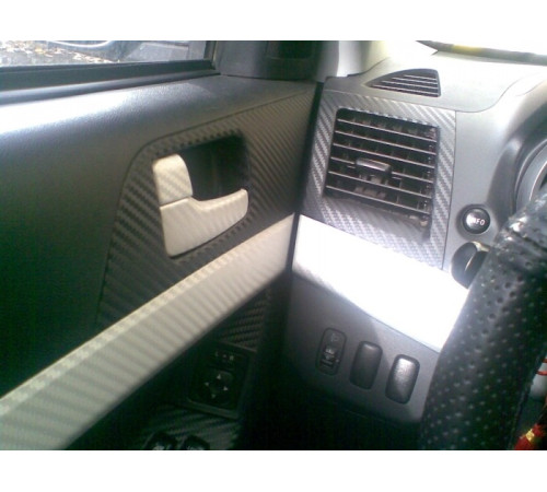 Пленка под карбон 3d Белая 1п.м. (100см х 152 см)