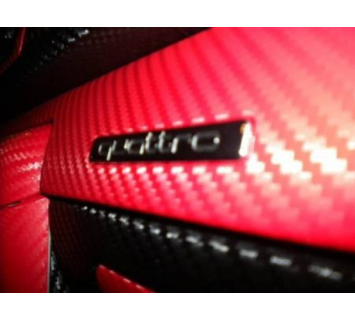 Пленка под карбон 3d Красная 1п.м. (100см х 152 см)