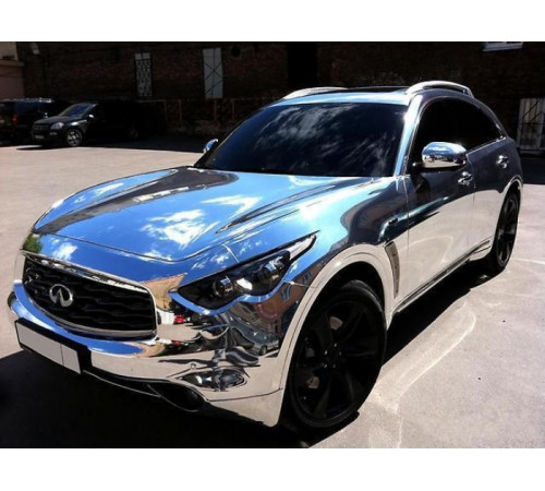 Пленка под хром серебро 1п.м. (1м х 1.52м)