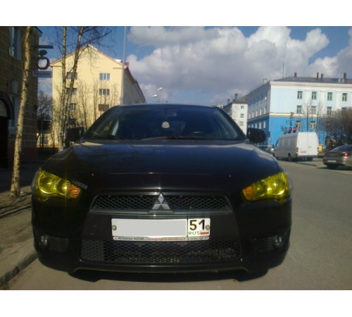 Тонировка для фар Желтая 30см х 100см