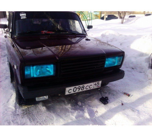 Тонировка для фар Синяя  30см х 100см