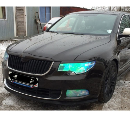 ПЛЕНКА ДЛЯ ФАР ХАМЕЛЕОН (СИНИЙ) 30см х 100см