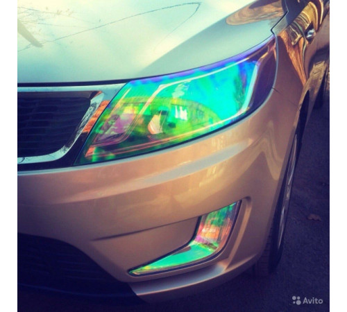 ПЛЕНКА ДЛЯ ФАР ХАМЕЛЕОН (СИНИЙ) 30см х 100см