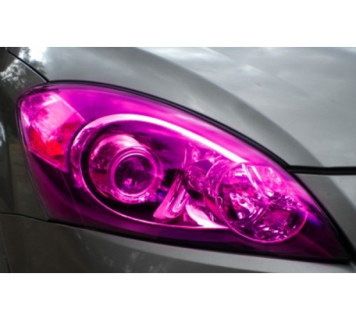 Тонировка для фар Розовая 30см х 100см